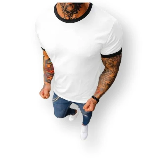 Vīriešu balts T-krekls Manter Vienkrāsains T-krekls