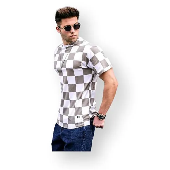 Vīriešu brūns t-krekls Francisco PK5808 Premium