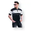 Vīriešu polo krekliņš melns Zuna PK5733 Premium