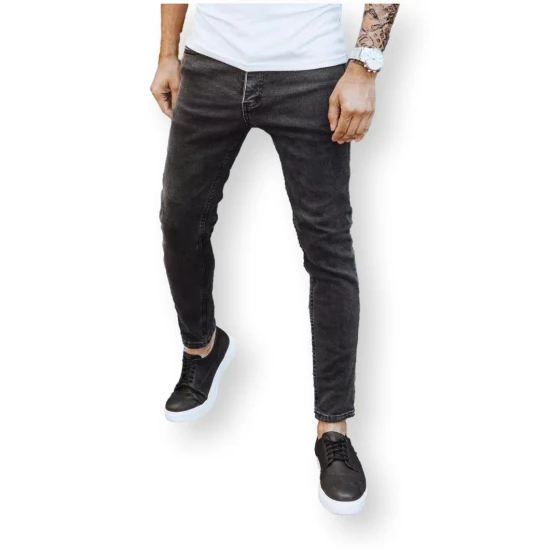 Džinsi vīriešiem tumši pelēkā krāsā Timur UX3831