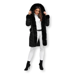 Jaka melna ar kažokādu Dorter