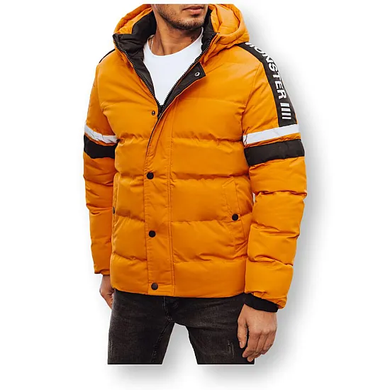 Yellow men's winter jacket Noris TX4566