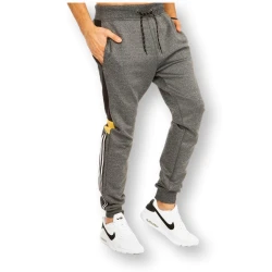 Vīriešu tumši pelēkas treniņbikses Run