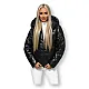 Black women's jacket Pill JS/5M3193/392