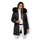 Sieviešu melna ziemas jaka Tamira