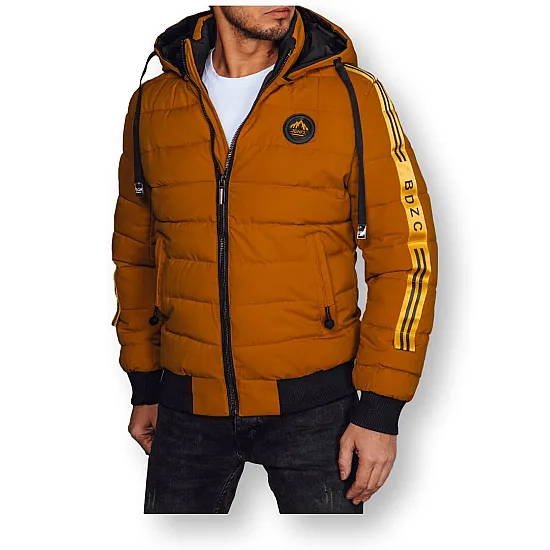 Men's black quilted jacket Romel TX4650