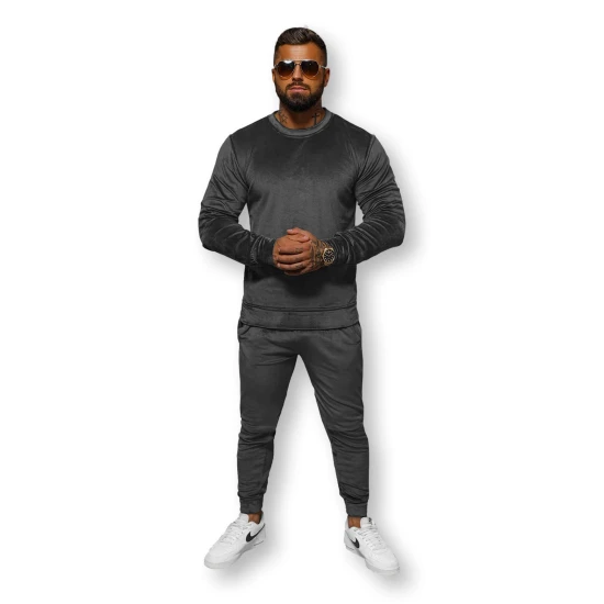 Pelēks velūra komplekts Bill JS/8C1167/3 Premium