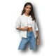Sieviešu balta jaka Light O/H891Z