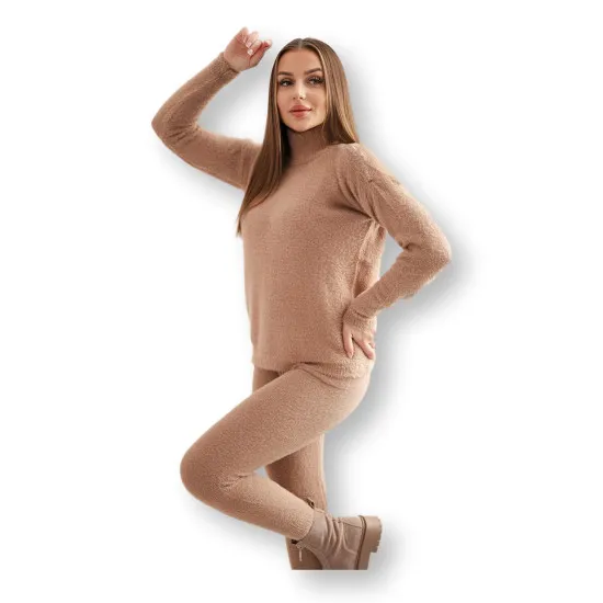 Sieviešu bēšs komplekts Minky 21147