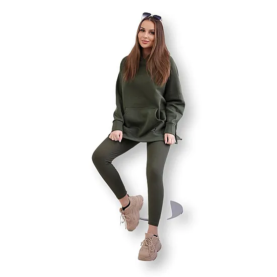 Moteriškas rusvas laisvalaikio komplektas Mocca 27856