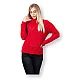 Women's red jumper Rombas 18768