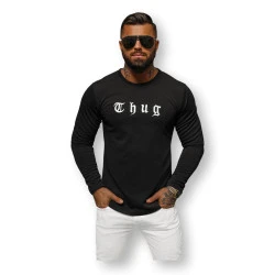 Vīriešu melns džemperis Hug