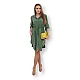 Glow khaki dress 28062