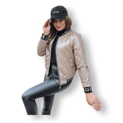 Sieviešu brūna jaka Basik