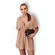 Women's brown jumpsuit Divine 29072
