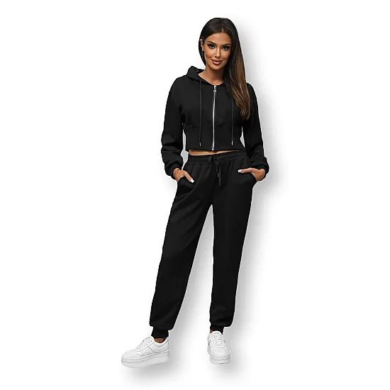 Damski czarny komplet casual Tiny O/XYS3225