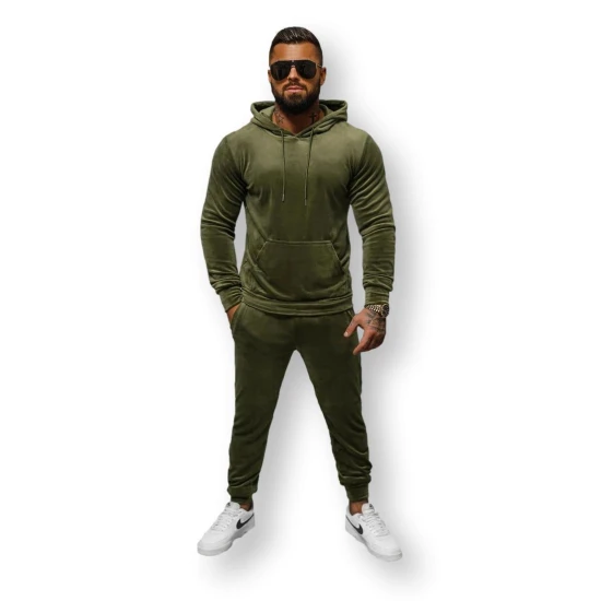 Vīriešu haki velūra komplekts Rolos JS/8C1171/29 Premium