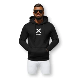 Vīriešu melns džemperis Itālija