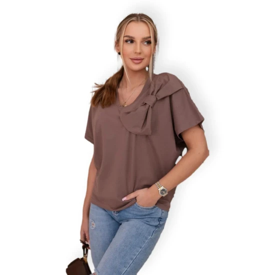 Sieviešu brūns krekliņš Korin 28874