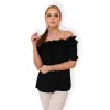 Sieviešu melna blūze Lorena 28897