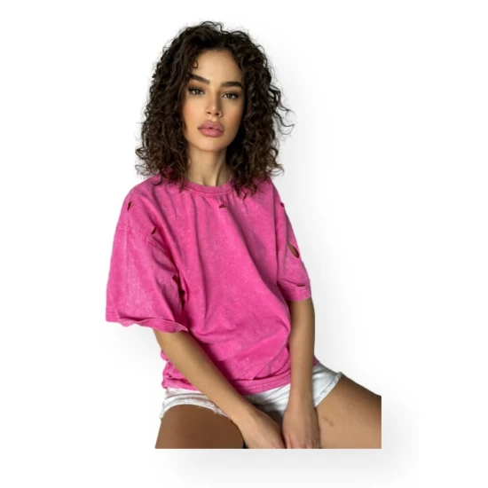 Sieviešu rozā T-krekls Tubas RY2638