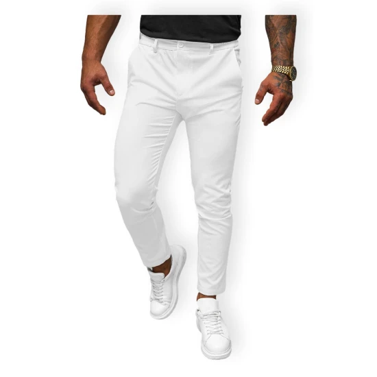 Vīriešu baltas bikses Madero O/1411SP