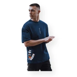 Vīriešu tumši zils krekls Wild