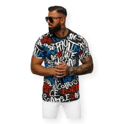 Vīriešu melns t-krekls ar apdruku Bett