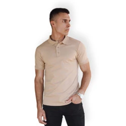 Vīriešu brūns polo krekliņš Metrol