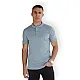 Men's light blue polo shirt Metrol PX0608