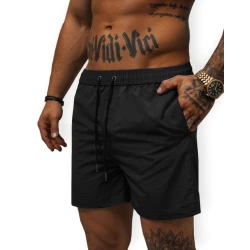 Vīriešu melni šorti Vidi