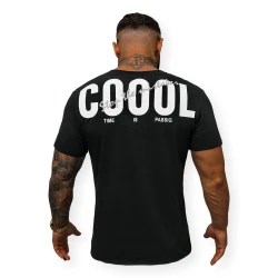Vīriešu melns Coool T-krekls