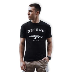 Vīriešu melns krekls Defend