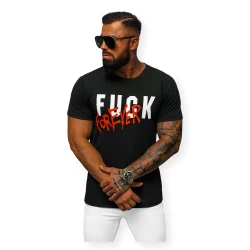 Vīriešu melns t-krekls Forever