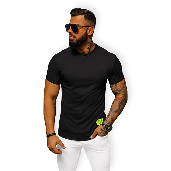 Czarny t-shirt męski Stylo NB/MT3046Z