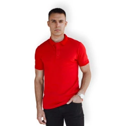 Vīriešu sarkans polo krekliņš Metrol