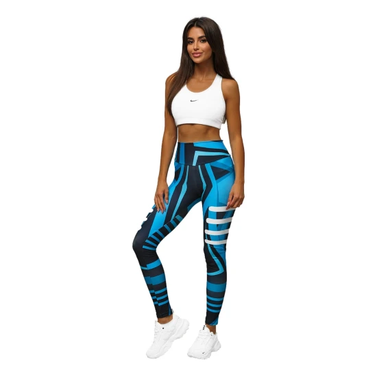 Krāsaini sieviešu legingi Mody O/D0010Z