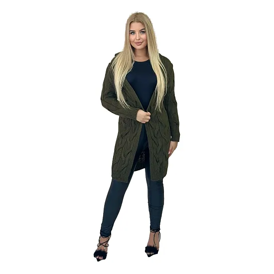Damski sweter Elin w kolorze khaki 29990