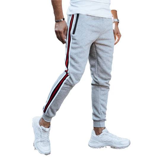 Vīriešu gaiši pelēkas ikdienas bikses Adam UX4426