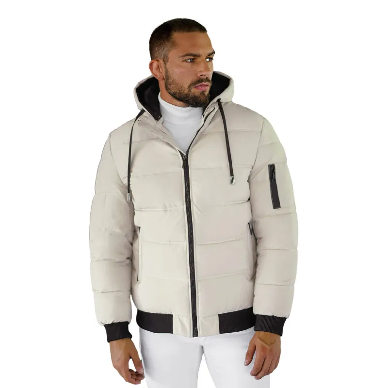 Brūna vīriešu ziemas jaka Rock JS/31M5003/280