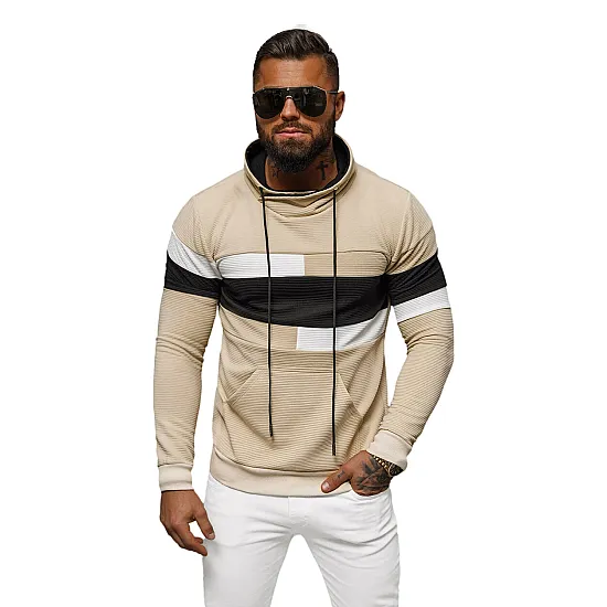 Męski brązowy sweter Henry O/B7524
