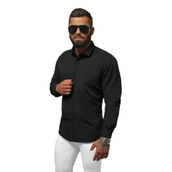 Milānas krekls melnā krāsā