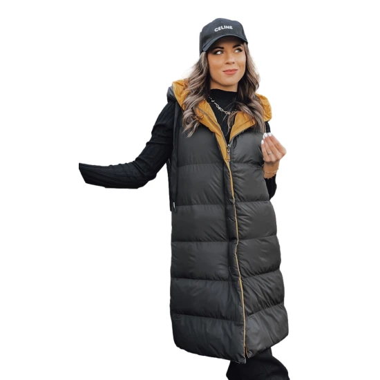 Neki gara melna veste ar brūnu iekšpusi TY4042