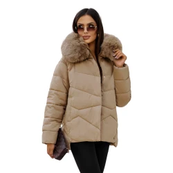 Sieviešu brūna jaka Marind