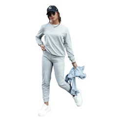 Sieviešu gaiši pelēks komplekts Milin