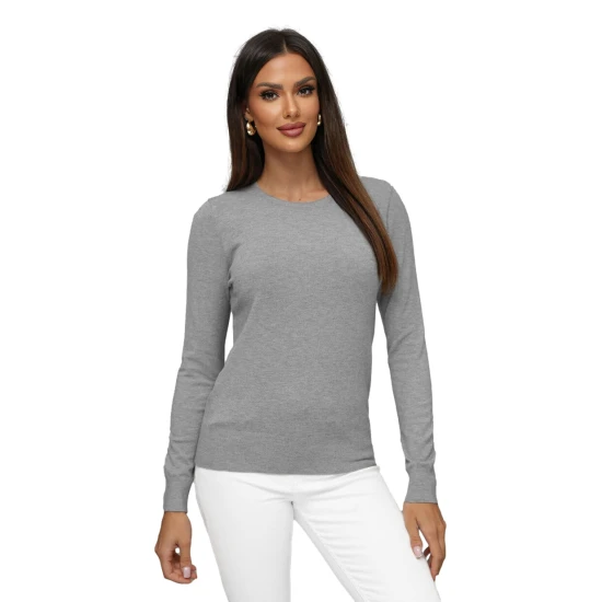 Sieviešu pelēks džemperis Stel JS/8005/3