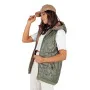Sieviešu zaļa veste ar kapuci Kolin