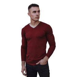 Vīriešu Bordo džemperis Henri