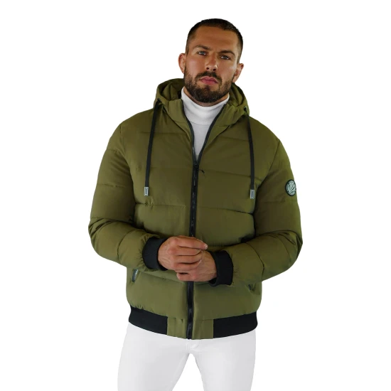 Vīriešu haki krāsas ziemas jaka Edi JS/31M5023/62Z