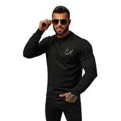 Vīriešu melns džemperis New York